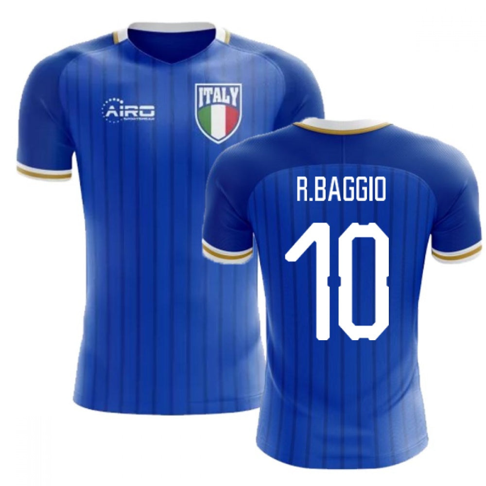 2025-2026 Italy Home Concept Football Shirt (R.Baggio 10) - Kids_3