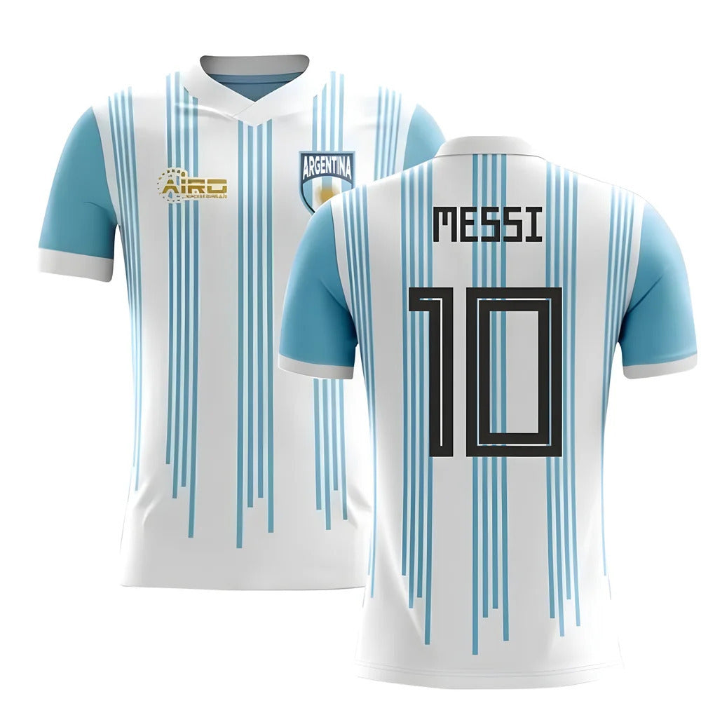 2025-2026 Argentina Home Concept Football Shirt (Messi 10) - Kids_3