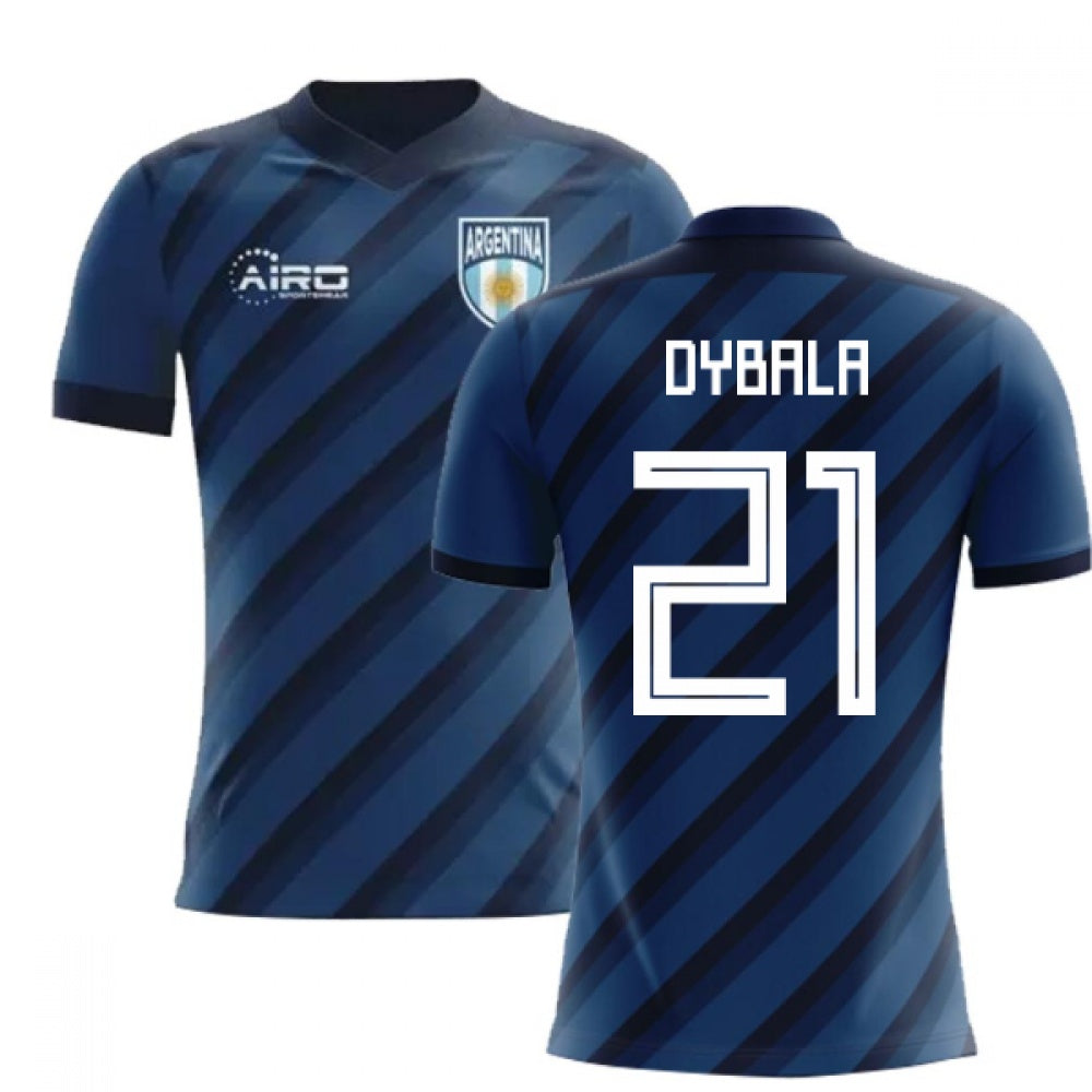 2025-2026 Argentina Away Concept Football Shirt (Dybala 21) - Kids_4