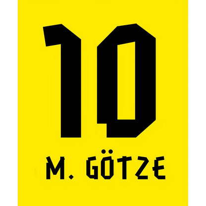 Mario Gotze Borussia Dortmund Hero T-Shirt (Yellow)_1