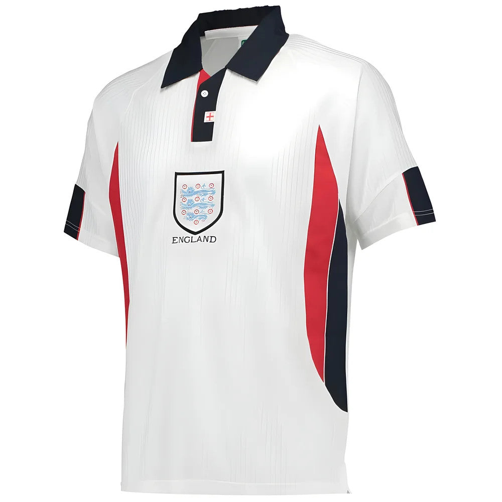 Score Draw England World Cup 1998 Home Shirt (Beckham 7)_2
