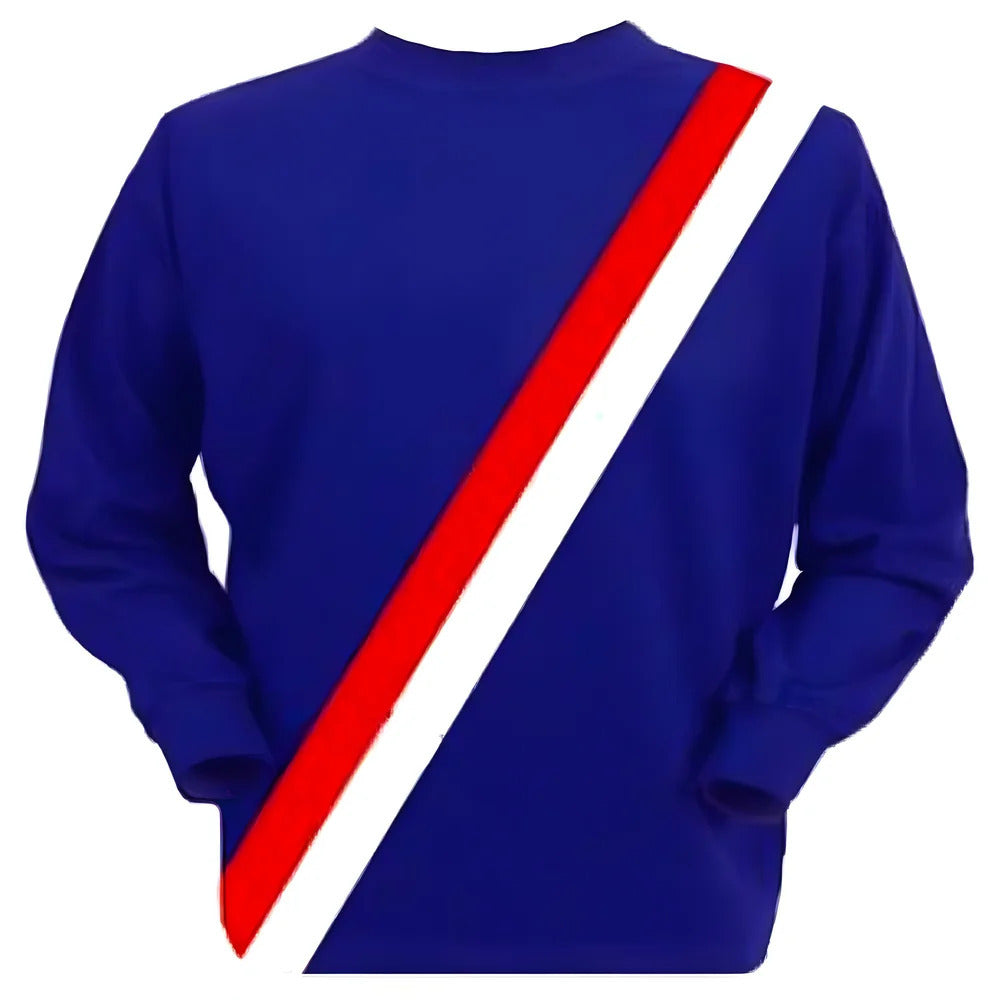 Manchester City 1970s Retro Football Shirt (Blue)_1