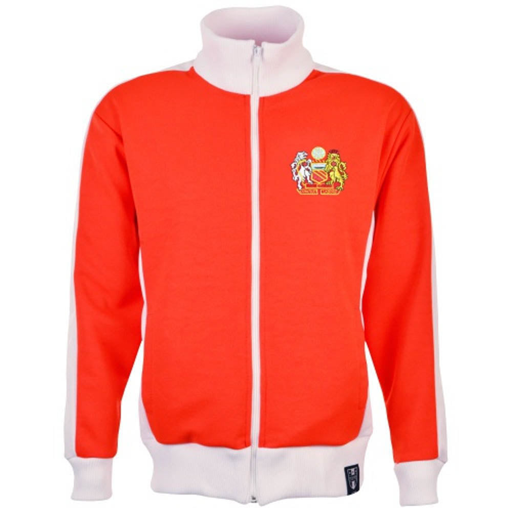 Manchester Reds  Number Retro Track Top_1