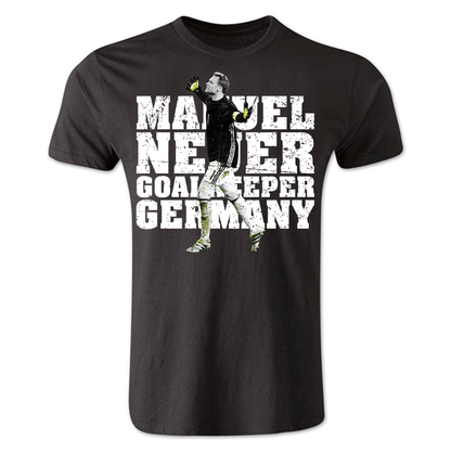 Manuel Neuer Germany Player T-Shirt (Black) - Kids_1