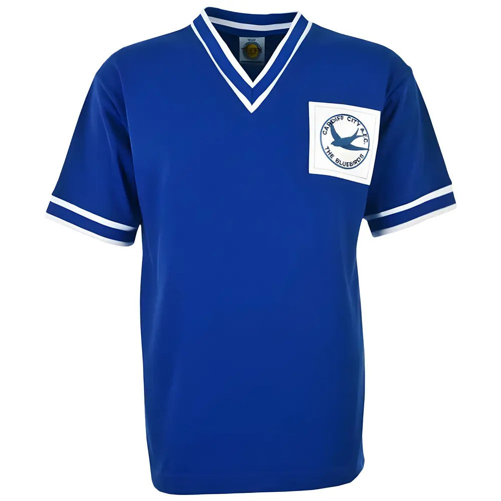 Cardiff City 1959-1960 Retro Football Shirt_1