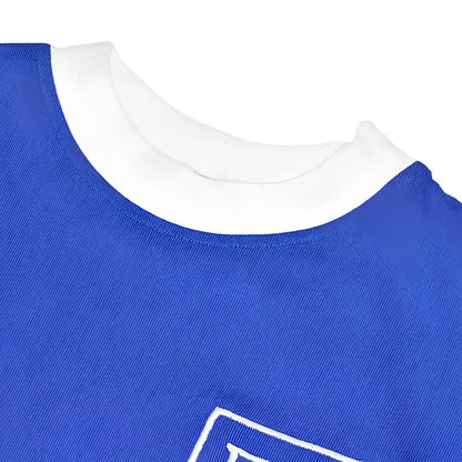 Preston North End 60's Away Royal Retro Football Shirt_2