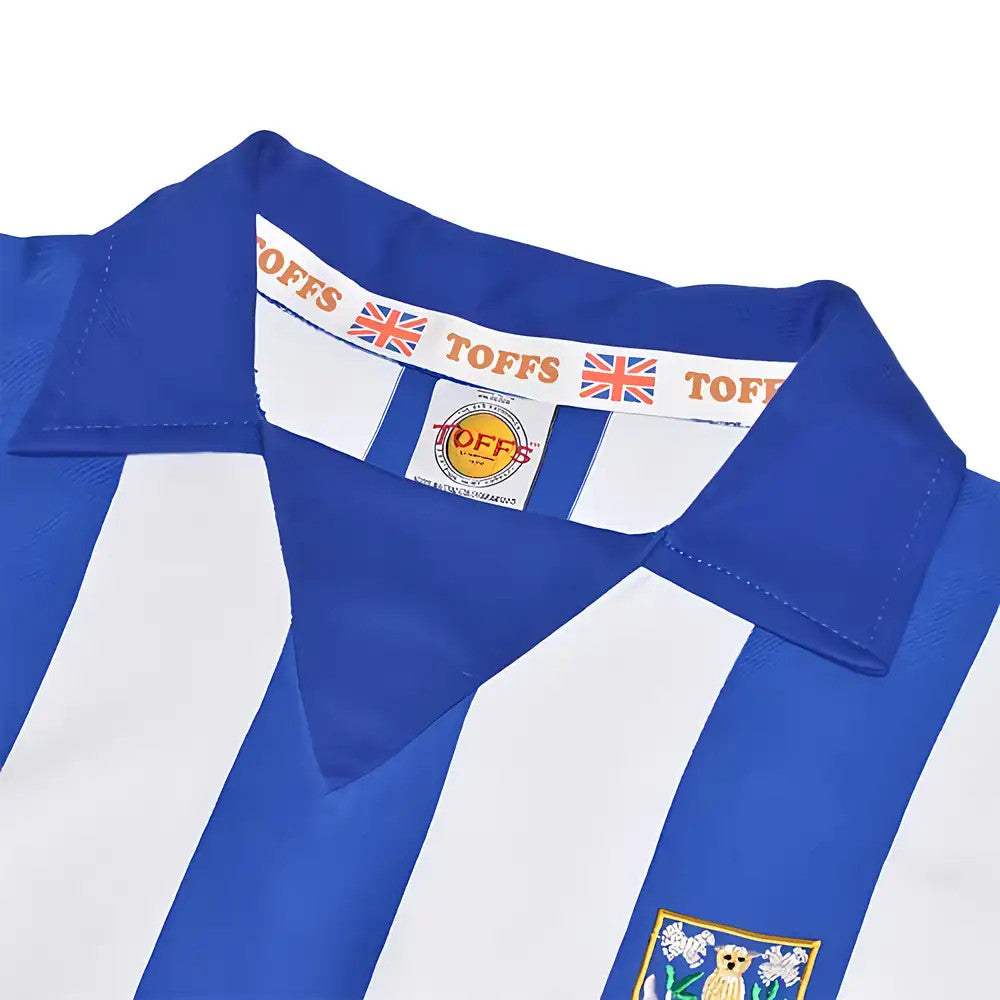Sheffield Wednesday 1970s Stripe Retro Football Shirt_2