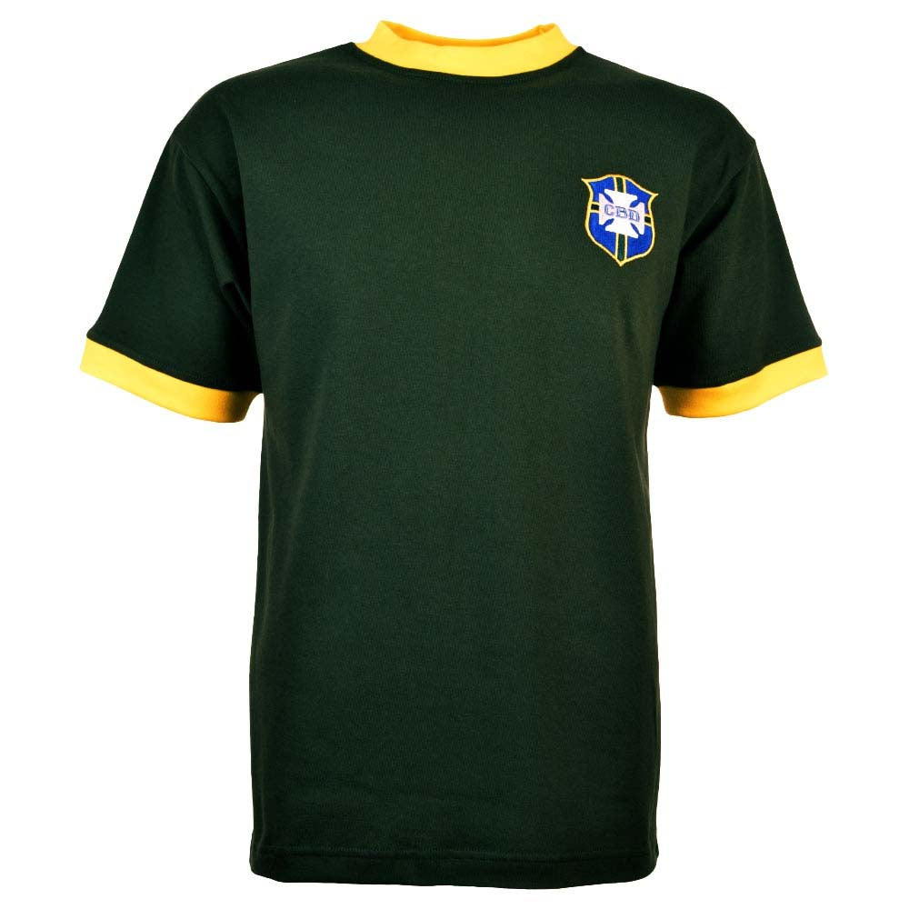 Brazil 1960s Away Retro Football Shirt_2