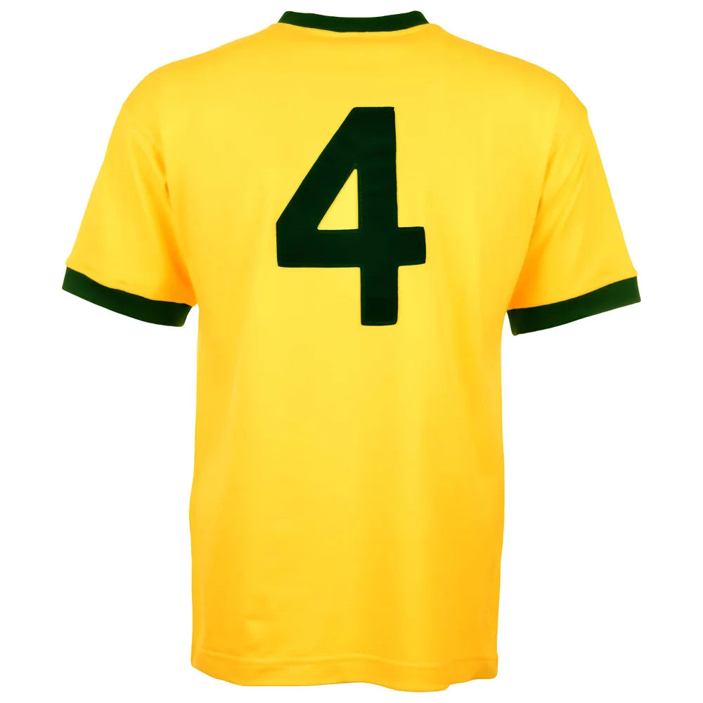 Brazil 1970 World Cup Carlos Alberto Retro Football Shirt_3