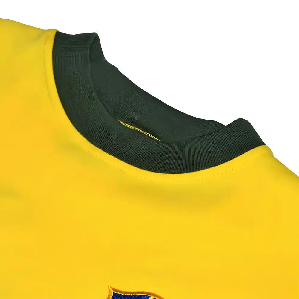 Brazil 1970 World Cup Carlos Alberto Retro Football Shirt_3
