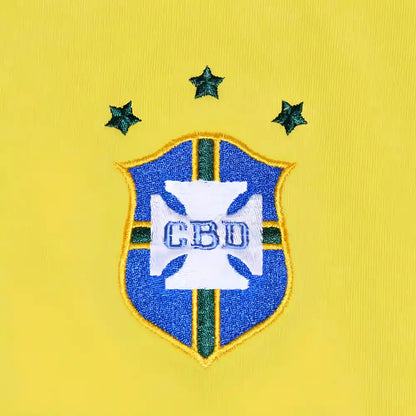 Brazil 1972 Three Times Champions Retro Football Shirt_2