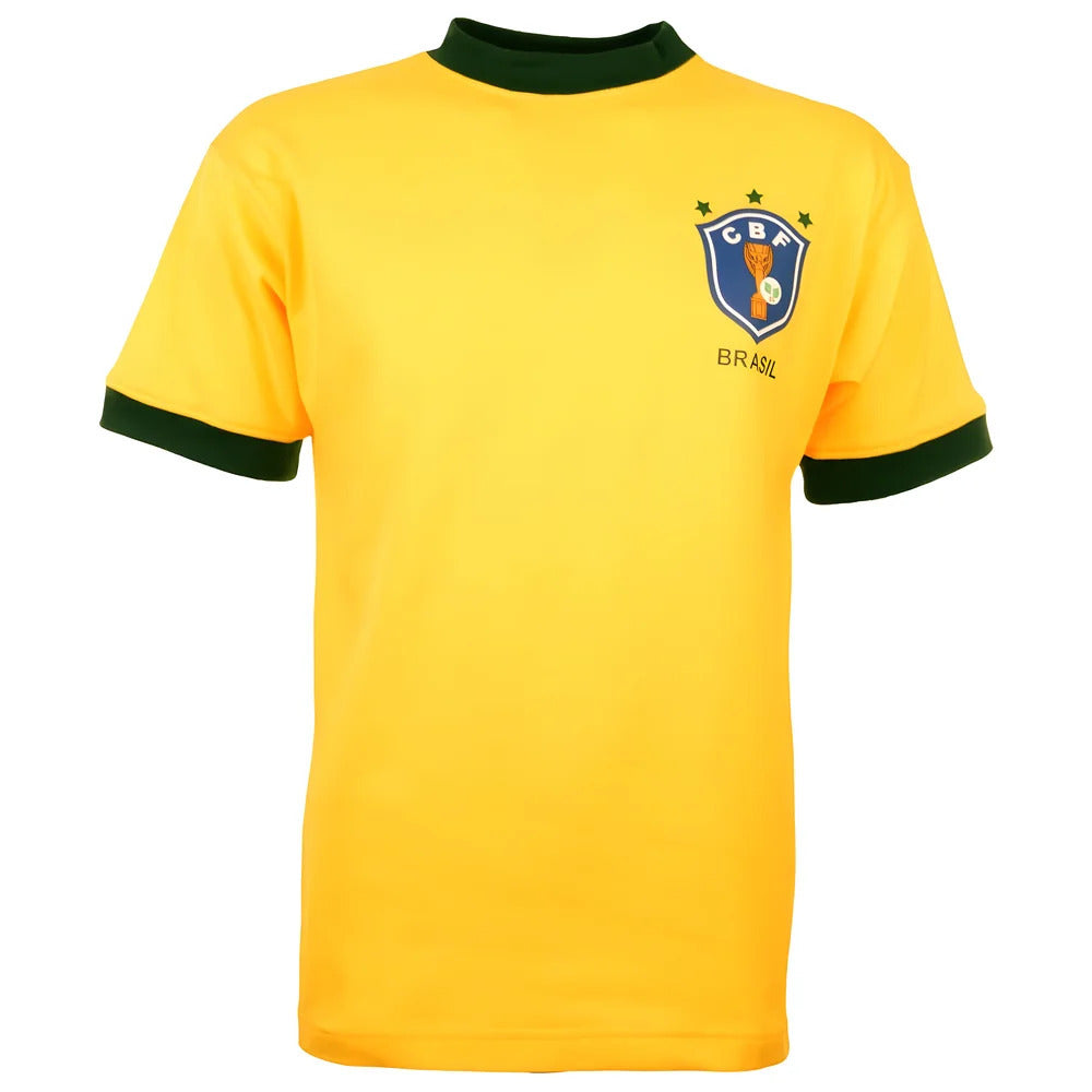 Brazil 1982 World Cup Home Retro Football Shirt_2