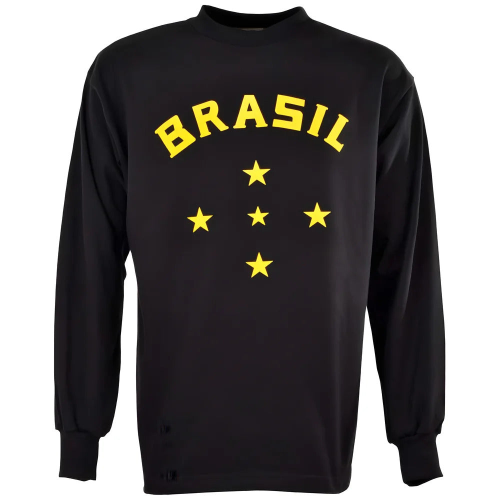 Brazil 1960s Retro Goalkeeper Shirt_1