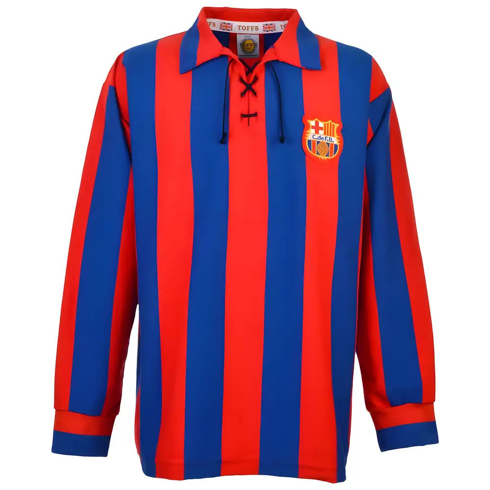 Barcelona 1950s Retro Football Shirt_2