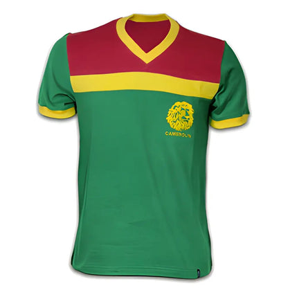 Cameroon 1989 Short Sleeve Retro Shirt 100% cotton_1