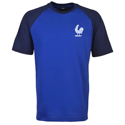 France Raglan Sleeve Royal/Navy Retro T-Shirt_1
