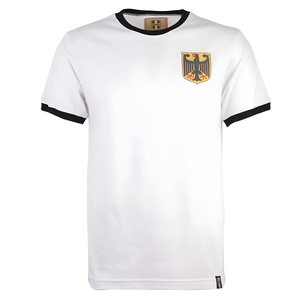 Germany 12th Man Retro T-Shirt - White/Black Ringer_1