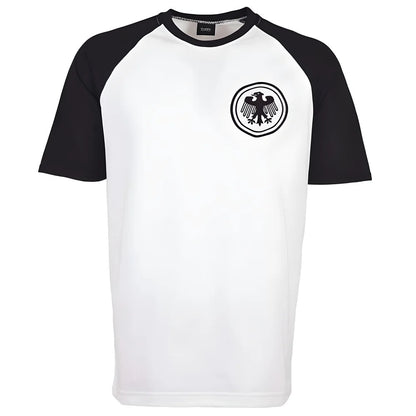 Germany Raglan Sleeve White/Black Retro T-Shirt_0