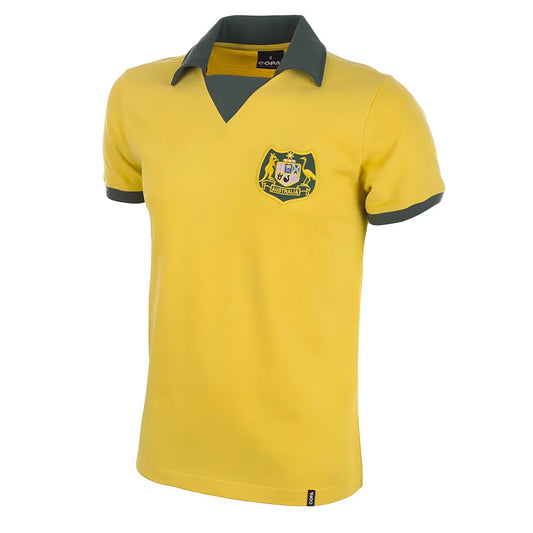 Australia World Cup 1974 Short Sleeve Retro Football Shirt_1