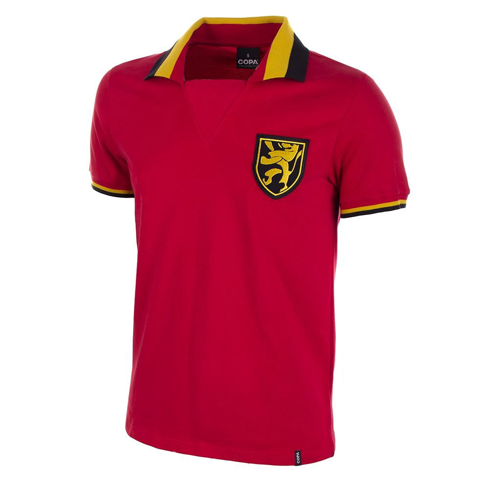 Belgium 1960's Short Sleeve Retro Football Shirt_1