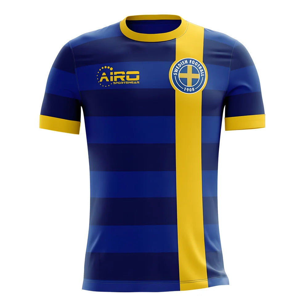 2025-2026 Sweden Away Concept Football Shirt - Adult Long Sleeve_1