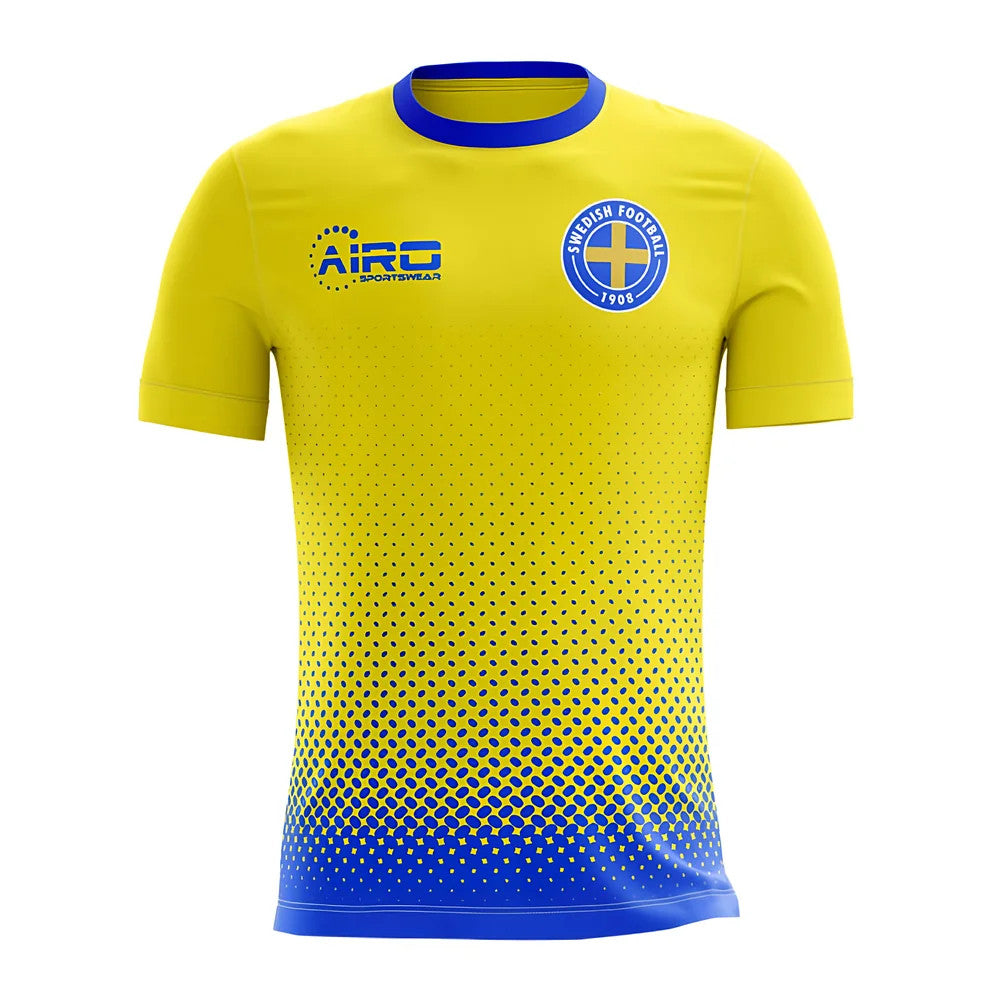 2025-2026 Sweden Airo Concept Home Shirt (Ibrahimovic 10) - Kids_4