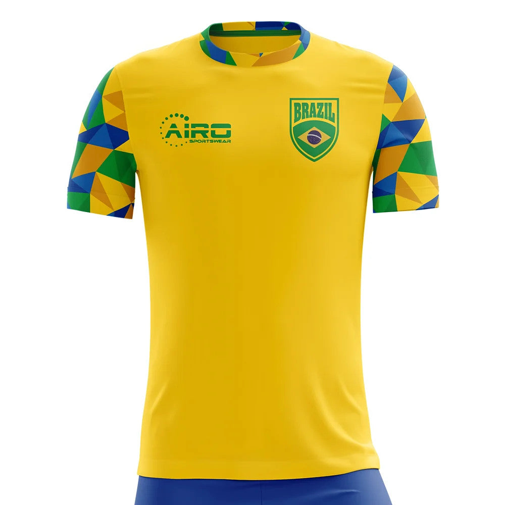 2025-2026 Brazil Home Concept Football Shirt (Ronaldo 9) - Kids_4