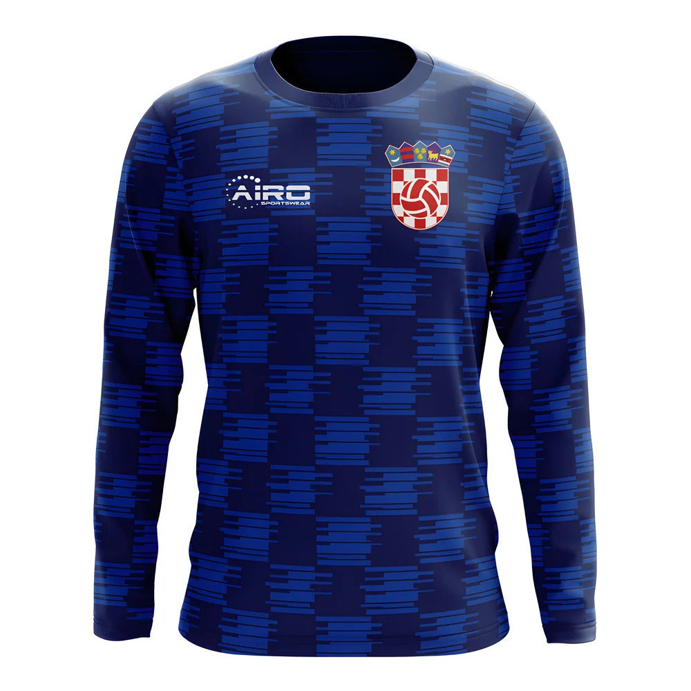 2025-2026 Croatia Long Sleeve Away Concept Football Shirt (Kids)_1