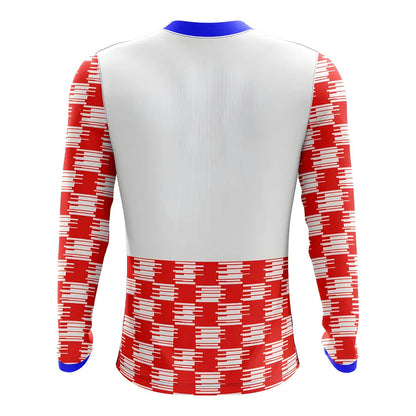 2025-2026 Croatia Long Sleeve Home Concept Football Shirt (Kids)_1
