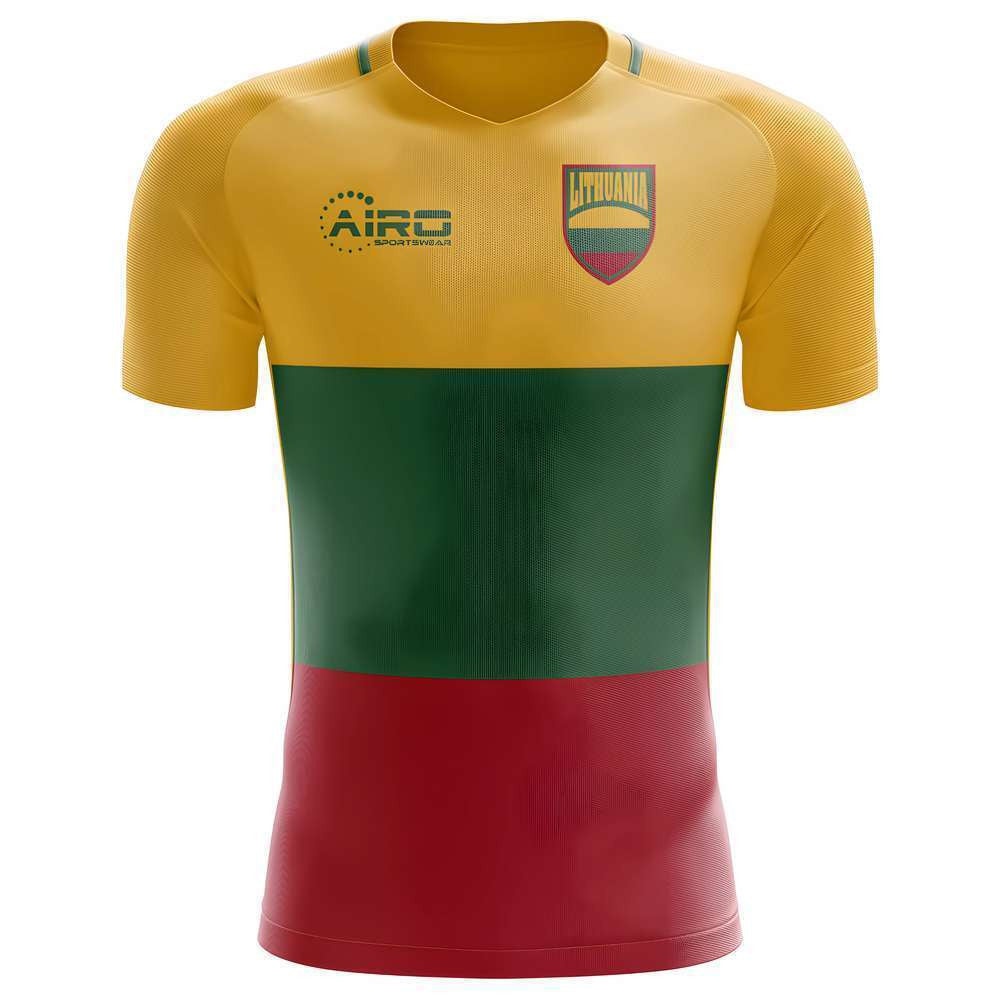 2025-2026 Lithuania Home Concept Football Shirt - Adult Long Sleeve_1