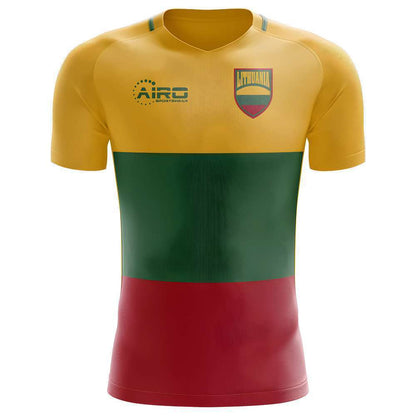 2025-2026 Lithuania Home Concept Football Shirt - Adult Long Sleeve_1