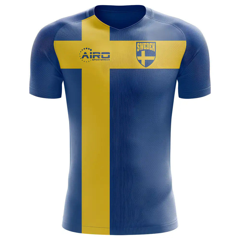 2025-2026 Sweden Flag Concept Football Shirt_1