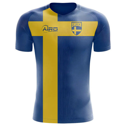 2025-2026 Sweden Flag Concept Football Shirt_1