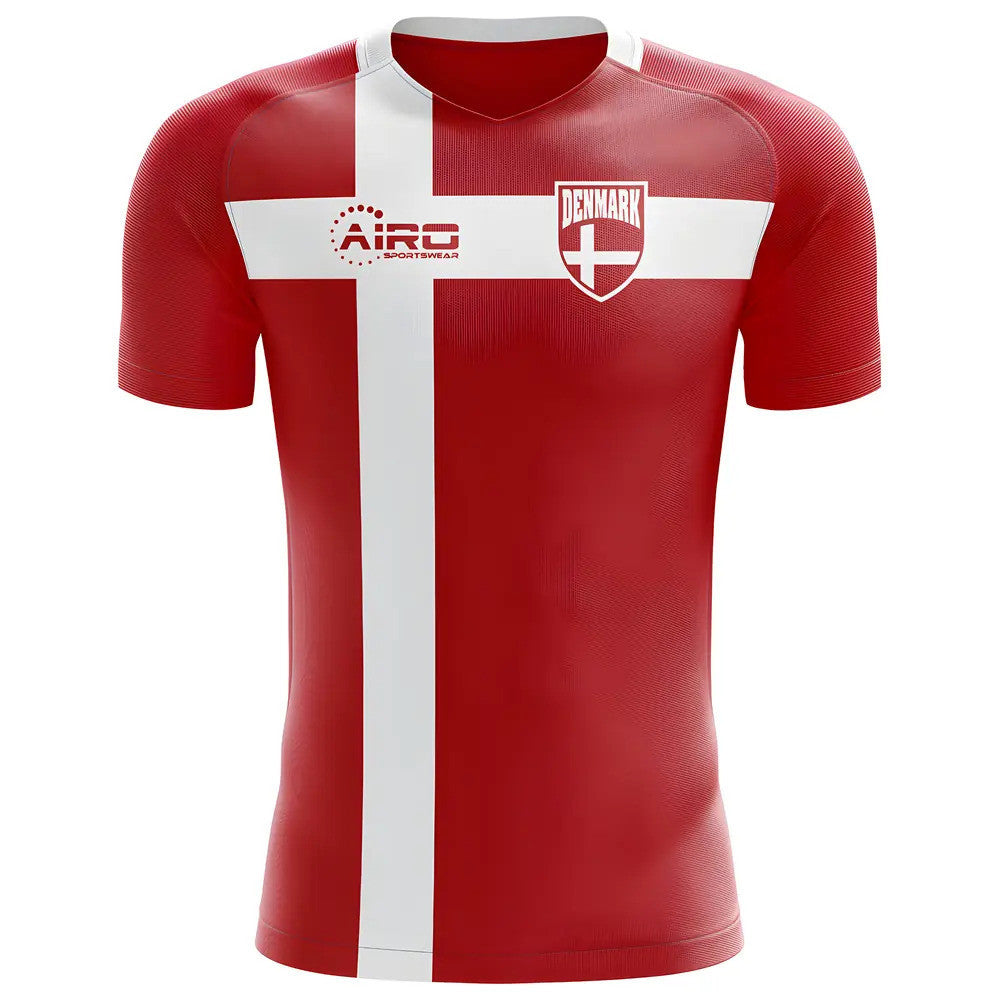 2025-2026 Denmark Flag Concept Football Shirt - Womens_1