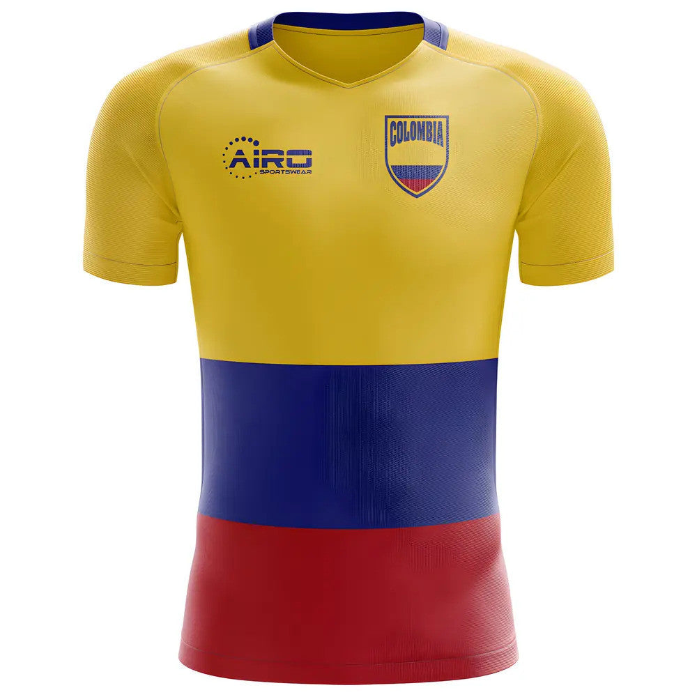 2025-2026 Colombia Flag Concept Football Shirt_1