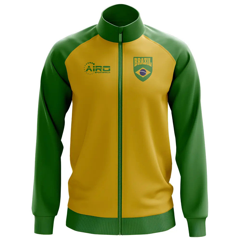 Brazil Concept Football Track Jacket (Yellow) - Kids_1