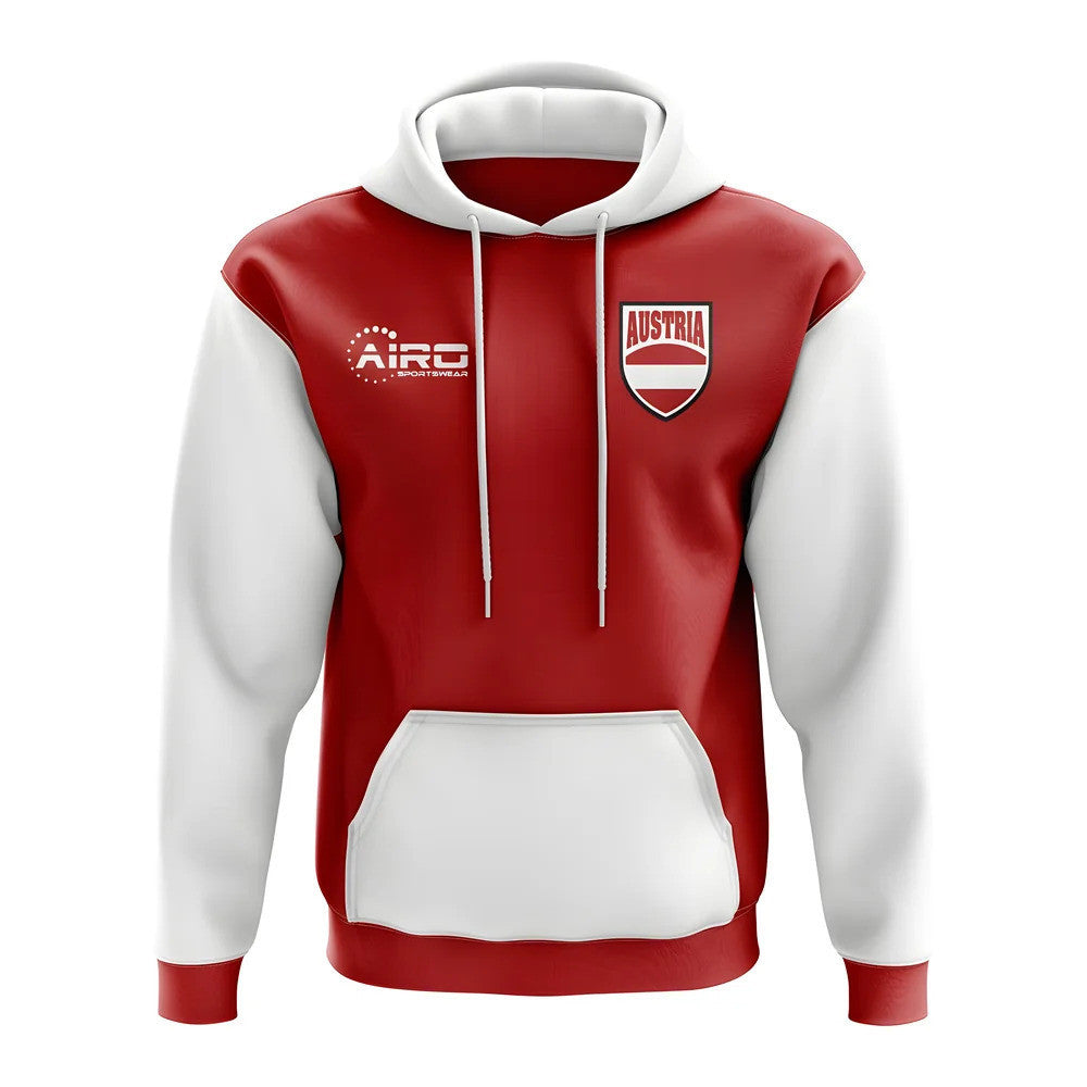 Austria Concept Country Football Hoody (Red)_1