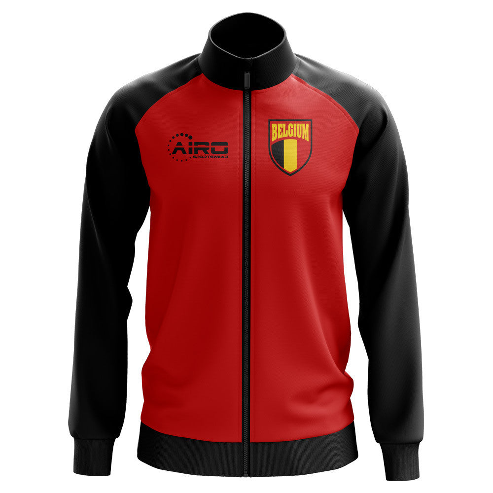 Belgium Concept Football Track Jacket (Red) - Kids_1
