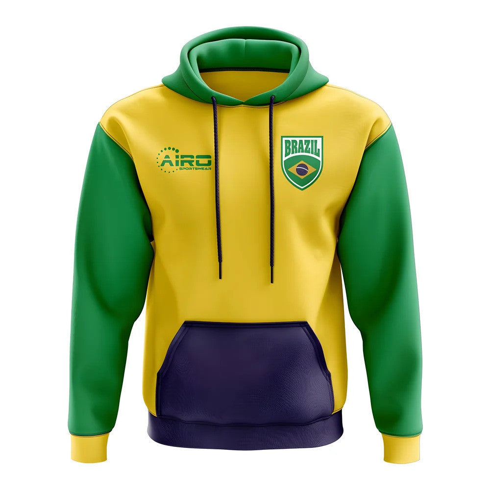 Brazil Concept Country Football Hoody (Yellow)_1