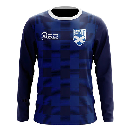 2025-2026 Scotland Long Sleeve Tartan Concept Football Shirt_1