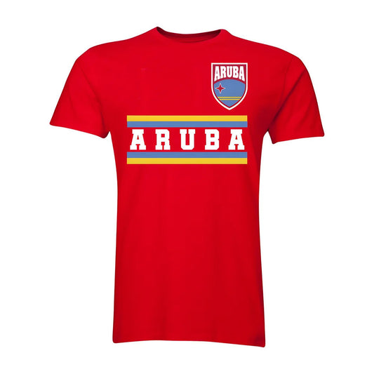 Aruba Core Football Country T-Shirt (Red)_1