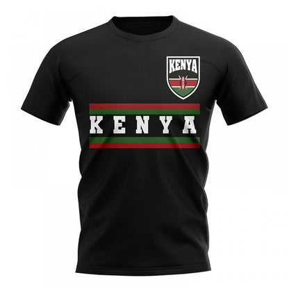 Kenya Core Football Country T-Shirt (Black)_0