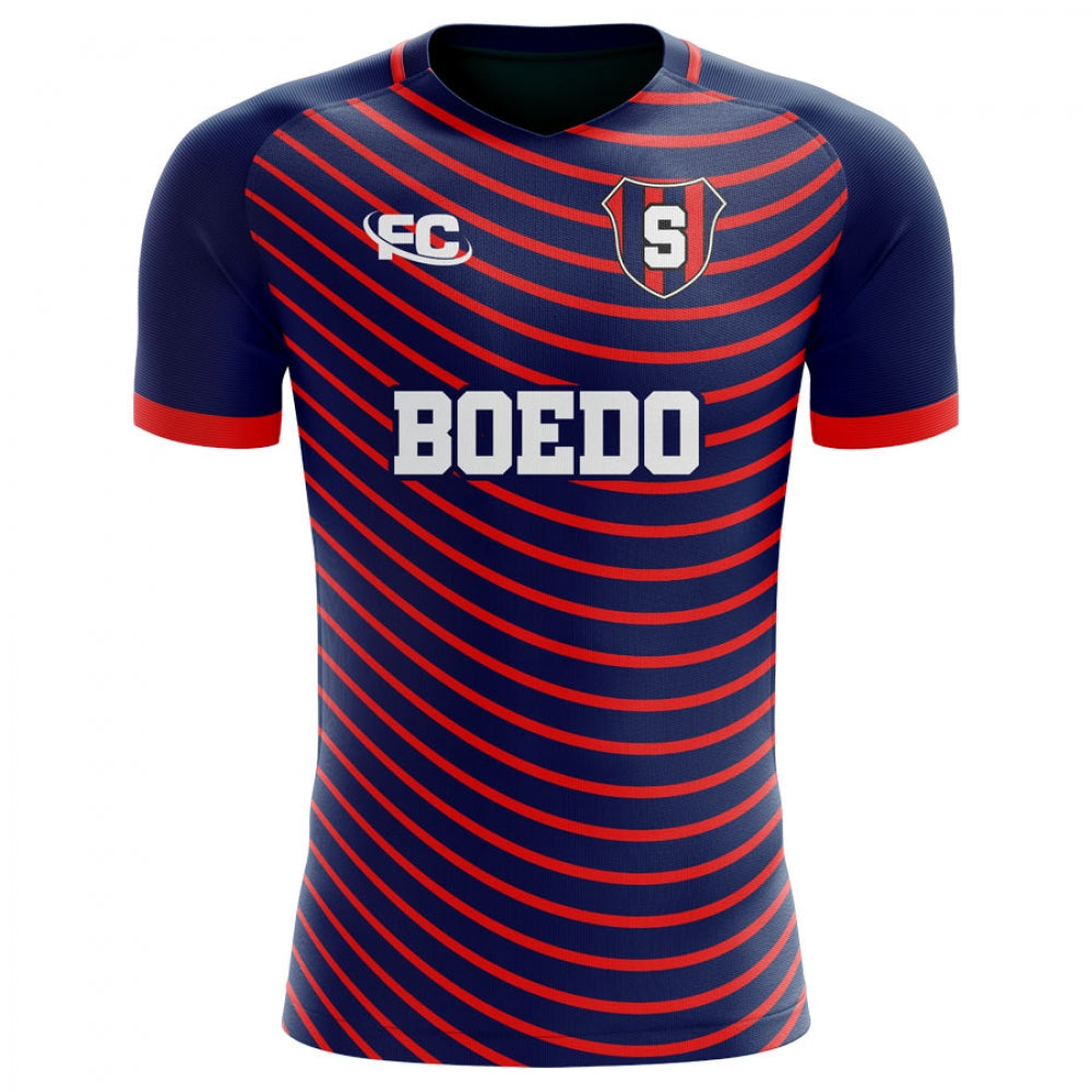 2018-2019 San Lorenzo Fans Culture Home Concept Shirt_1