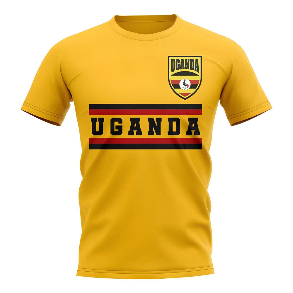 Uganda Core Football Country T-Shirt (Yellow)_1
