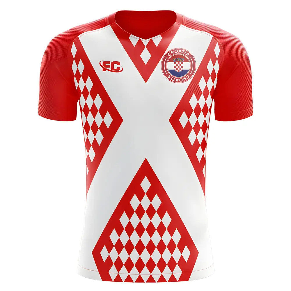 2018-2019 Croatia Fans Culture Home Concept Shirt - Kids_1