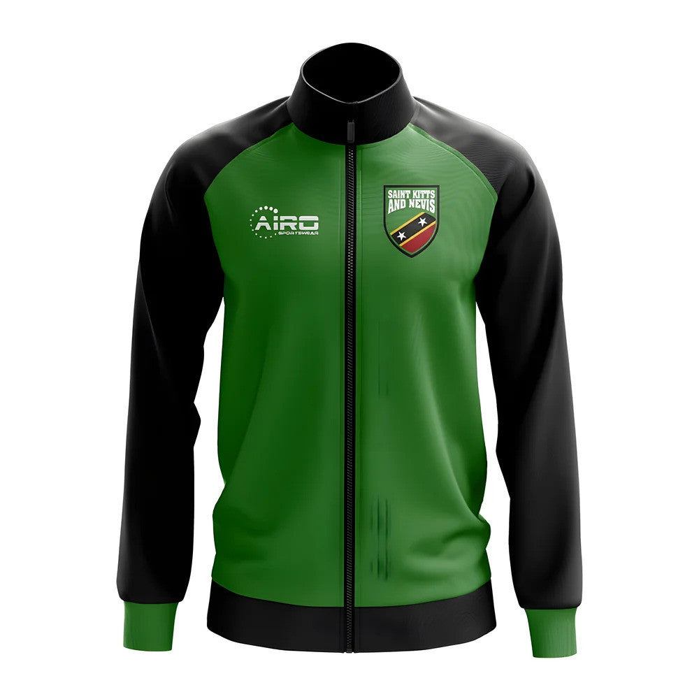 Saint Kitts and Nevis Concept Football Track Jacket (Green)_0