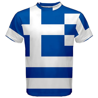 Greece Greek Flag Sublimated Sports Jersey - Kids_0