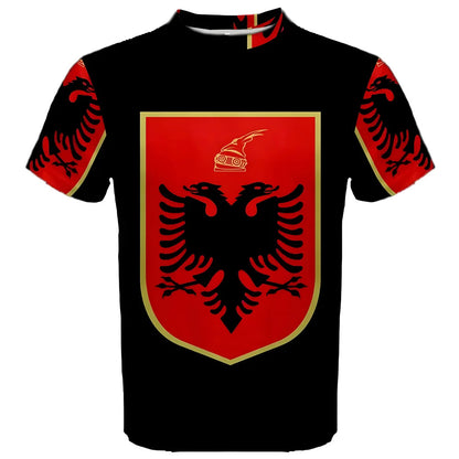 Albania Coat of Arms Sublimated Sports Jersey_1