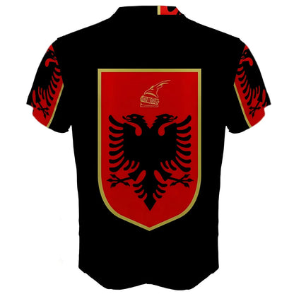 Albania Coat of Arms Sublimated Sports Jersey_1
