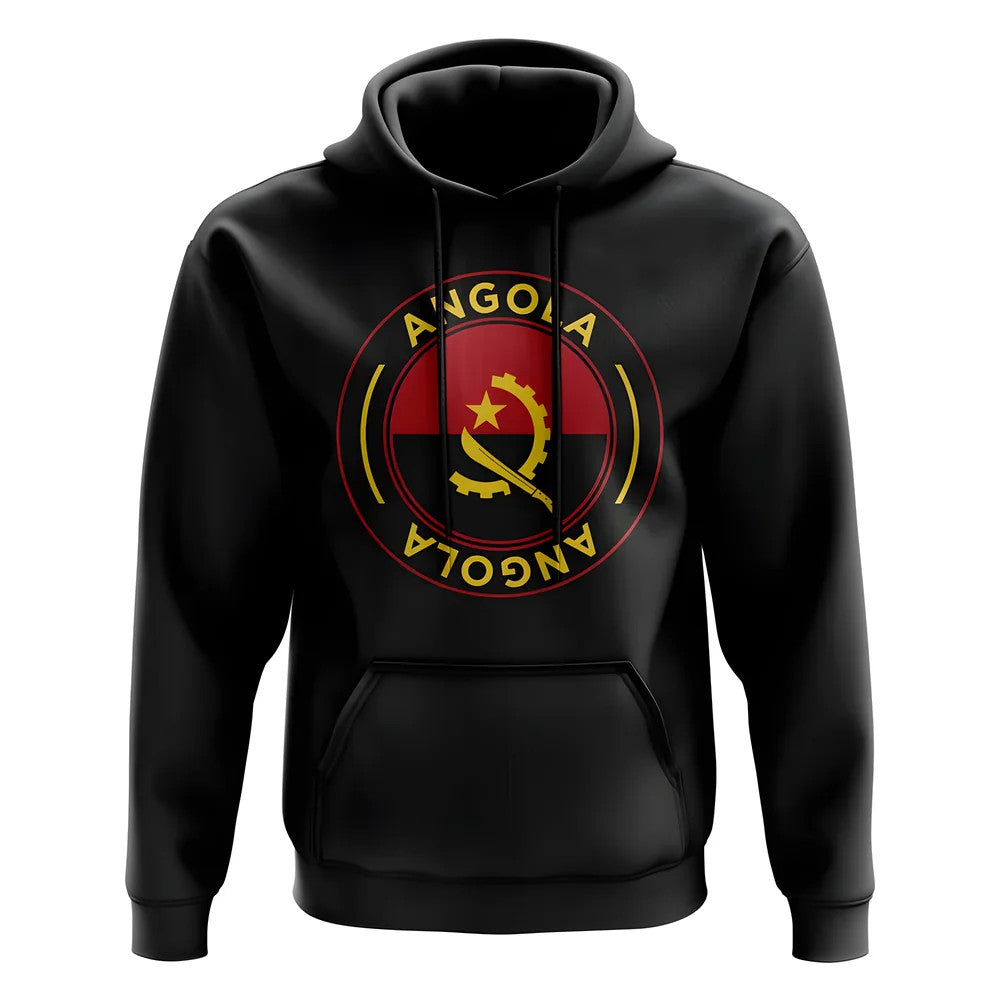 Angola Football Badge Hoodie (Black)_1